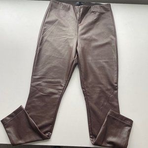NWT Banana Republic Brown Faux Leather Leggings